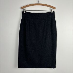 VTG Clothes Circuit Womens M 100% Wool Lined Made in USA Gray Pencil Skirt READ